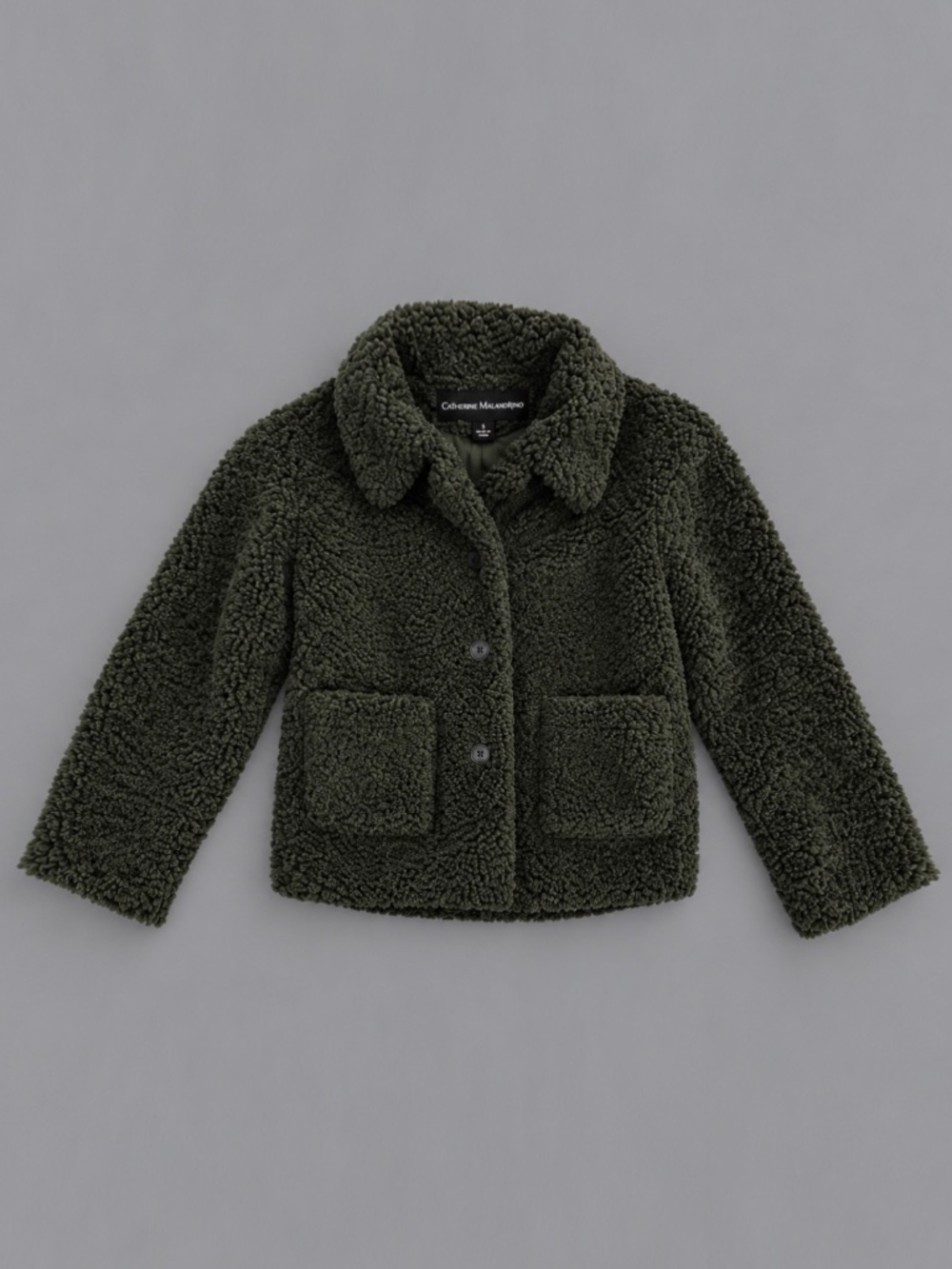 Catherine Malandrino Teddy Sherpa Jacket – Size S